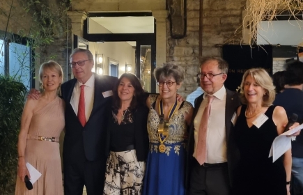 Notre nouvelle présidente Viviane NEITER qui est bien entourée (voir galerie photos pour les autres photos).