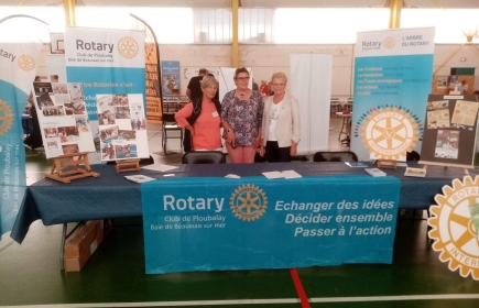 Forum des Associations salle des sports à Ploubalay
Merci aux membres présents pour tenir le stand du Club