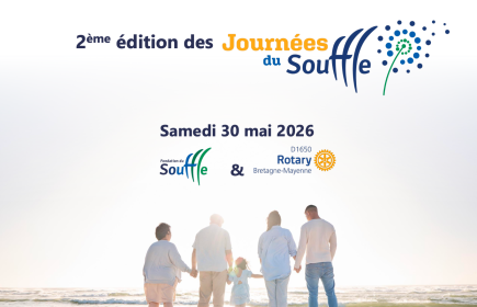 Le 30 mai 2026, Journées du Souffle avec la Fondation du Souffle et le Rotary District 1650.